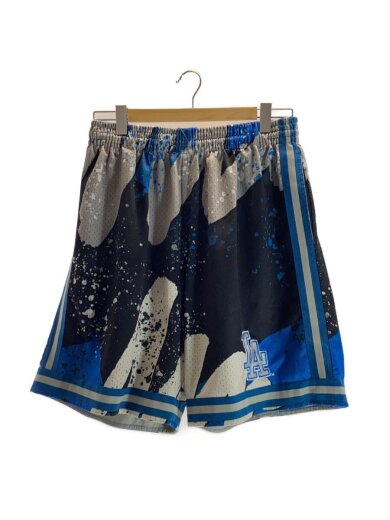 商品画像：MLB LA Dodgers Hyper Hoops shorts/ショートパンツ/XL/ポリエステル/総柄 1