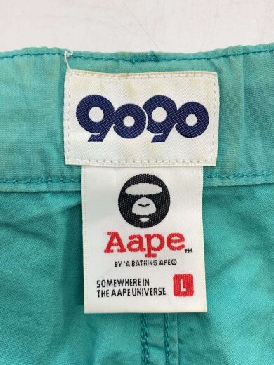 商品画像：9090×AAPE BY A BATHING APE/WOVEN PANT/L/ブルー/AAPPTM9601XXJ// 4