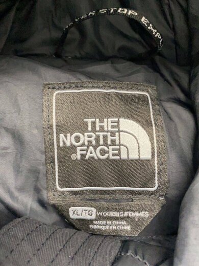 商品画像：ロゴバックルベルト/ロングダウンジャケット/XL/ナイロン/ブラック 3