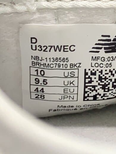 商品画像：U327/ブラック/28cm/BLK 5