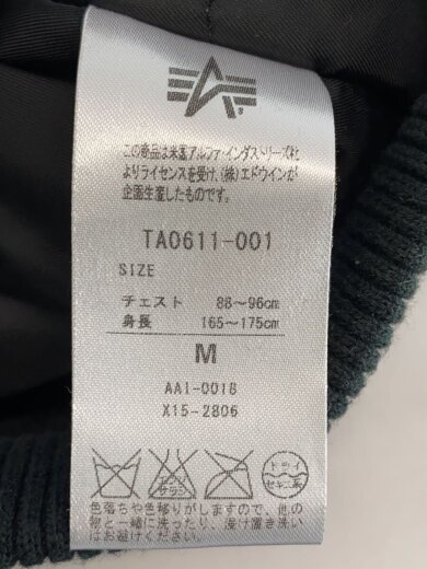 商品画像：フライトジャケット/M/ナイロン/BLK/TA0611-001 4