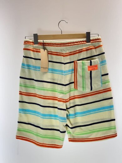 商品画像：タグ付/TOWELLING SWEATSHORTS/ショートパンツ/M/CRM/ボーダー/175750 2