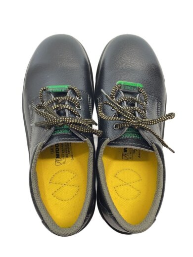 商品画像：ミドリ安全/シューズ/24.5cm/BLK/PCF210 SEIDEN/静電安全靴 3