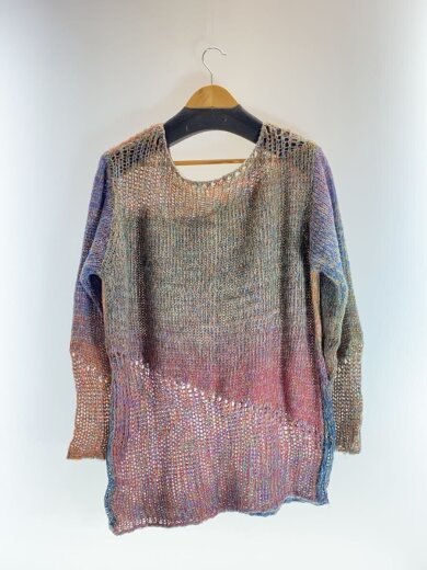 商品画像：LOOSE GRUNGE KNIT TOP/ニット・セーター/FREE/アクリル/マルチカラー/01410180240// 2