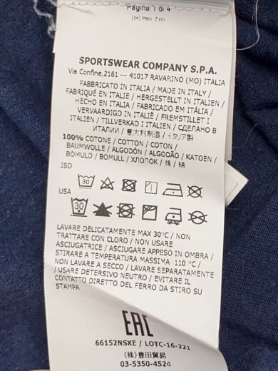 商品画像：STONE ISLAND MARINA/マリーナ/ロゴTシャツ/M/コットン/ネイビー/66152NSXE 5