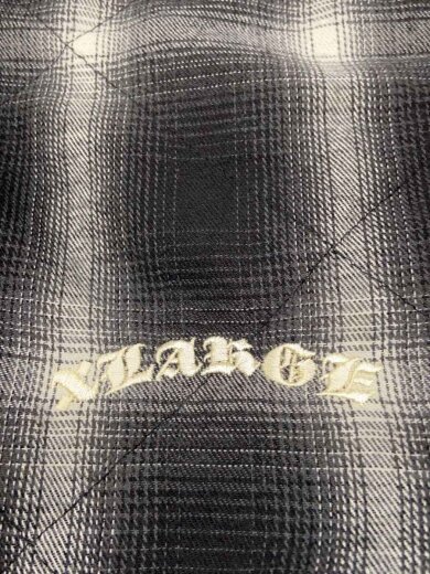 商品画像：OMBRE PLAID REVERSIBLE VEST/リバーシブルベスト/L/BLK/101233021005// 3