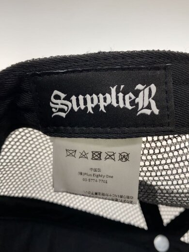 商品画像：Cross Leather Patch Mesh Cap/クロスレザーパッチメッシュキャップ/FREE/ブラック// 5