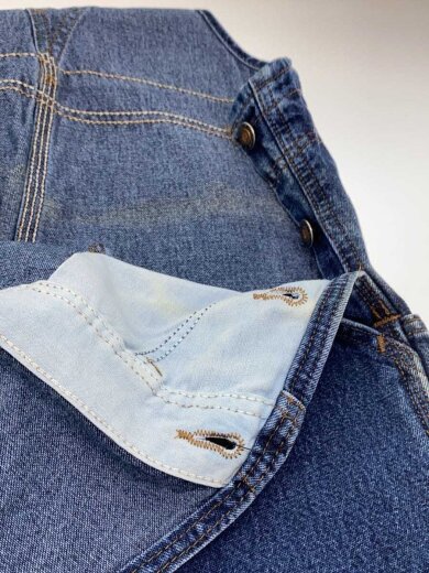 商品画像：Washed Denim Bib Overall/デニムオーバーオール/6/インディゴ/WR007 HDK// 3