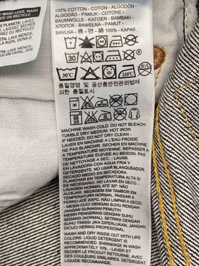 商品画像：501/先染め/メキシコ製/デニム/ジーンズ/30/コットン/ブラック/PC9-00501-0226 6