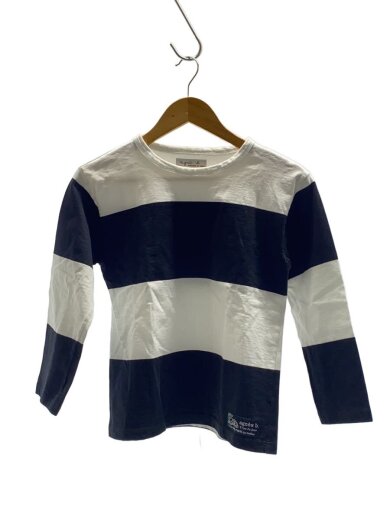 商品画像：ボーダー コットン 七分袖 Tシャツ Lil Cool/7分袖カットソー/EBP3J206 H24 1