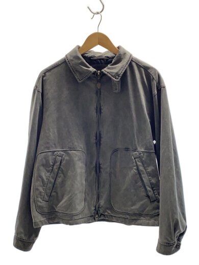 商品画像：25AW/別注/リラックスフィット オーバーダイ スエードジャケット/M/GRY/1051398700017// 1