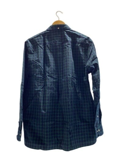 商品画像：タグ付/ブラックウォッチ/ボタンダウン/長袖シャツ/XL/コットン/ネイビー×グリーン/チェック// 2