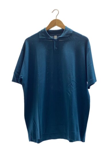商品画像：HIGH GAUGE SHORT SLEEVE POLO SHIRT/ポロシャツ/5/ブルー/CF006KN036// 1