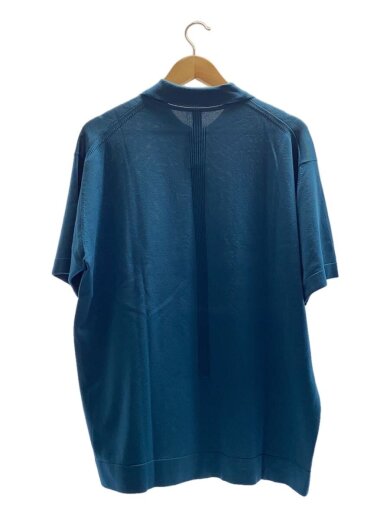 商品画像：HIGH GAUGE SHORT SLEEVE POLO SHIRT/ポロシャツ/5/ブルー/CF006KN036// 2