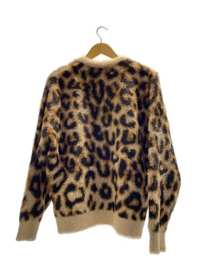 商品画像：LEOPARD CREW SWEATER/ニット・セーター/L/ナイロン/キャメル/レオパード 2