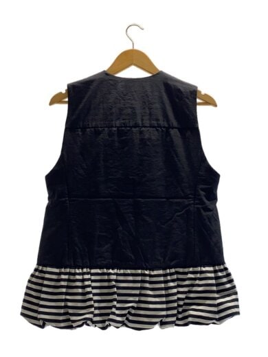 商品画像：PEPLUM ZIP VEST/ペプラムジップベスト/38/ナイロン/ブラック/BD2211-3M-08 2