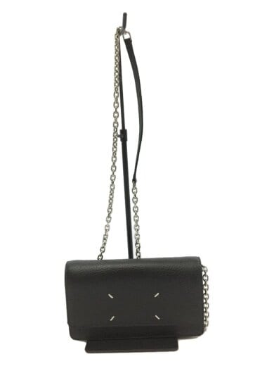 商品画像：チェーンウォレット/タグ、箱付き/ショルダーバッグ/牛革/BLK/無地/S56UI0147// 1