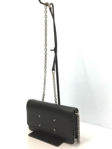 商品画像：チェーンウォレット/タグ、箱付き/ショルダーバッグ/牛革/BLK/無地/S56UI0147// 2