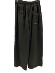 イージーパンツ/ワイドスラックス/FREE/レーヨン/GRY/ストライプ/AL051076NF