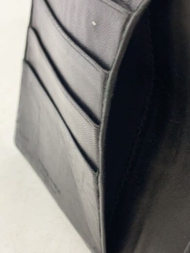 商品画像：角擦れ有/使用感有 2つ折り財布/--/BLK/無地/メンズ/114073 V0013 8