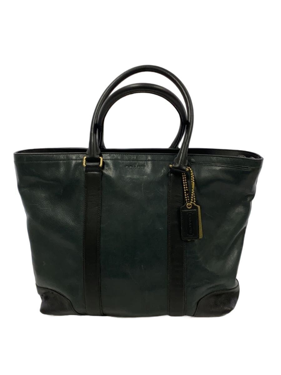 COACH / トートバッグ/レザー/NVY/71026