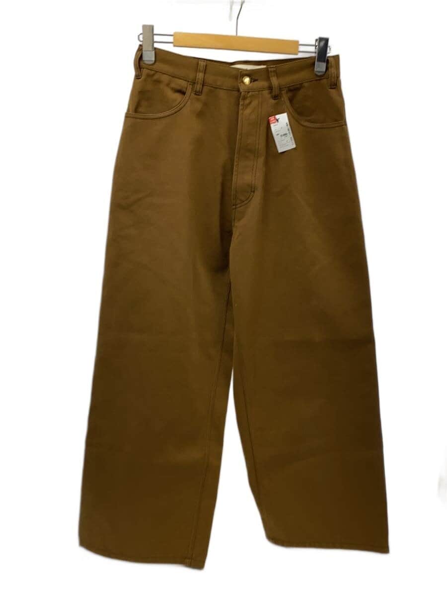 MARNI / 18SS/ワイドパンツ/ボトム/28/コットン/BRW/無地/PUMUWLA01748624