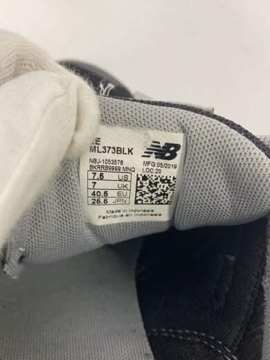 商品画像：ローカットスニーカー/25.5cm/BLK/ML373BLK 5