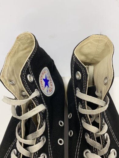 画像：CONVERSE90s/VINTAGE/USA製/ハイカットスニーカー/US8/BLK/コットン//7