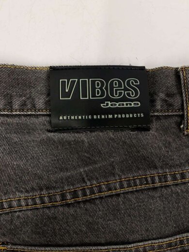 商品画像：VIBES JEANS/00s/ブラックデニム/ペインターパンツ/44/コットン/GRY 4
