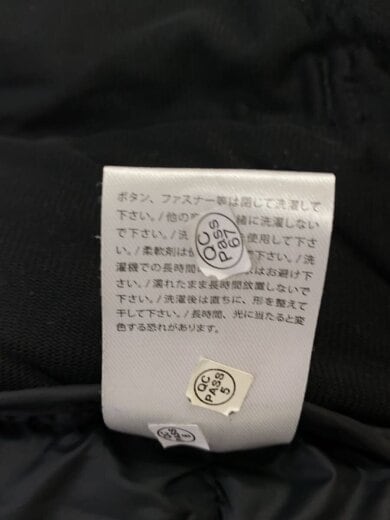 商品画像：ダウンジャケット/M/ナイロン/BLK/無地/WE6634 5