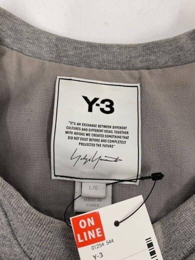 商品画像：バックプリントY-3/スウェット/L/コットン/GRY/hb6309 3