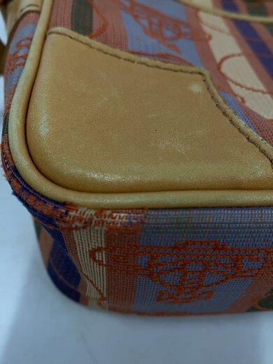 商品画像：ショルダーバッグ/ポリエステル/マルチカラー/総柄/角擦れ有/全体的に汚れあり// 8