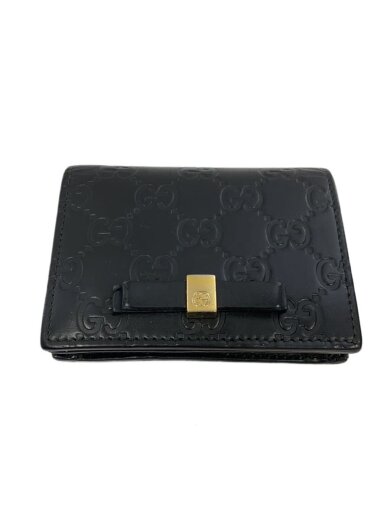 商品画像：2つ折り財布/レザー/BLK/レディース/406924・493075 1