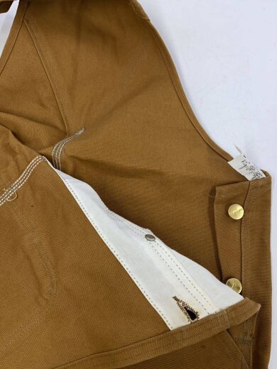 商品画像：80s/VINTAGE/USA製/ダック地/ダブルニー/オーバーオール/36/コットン/CML 3