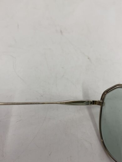 商品画像：箱有/サングラス/ウェリントン/SLV/GRN/メンズ/B0024 5