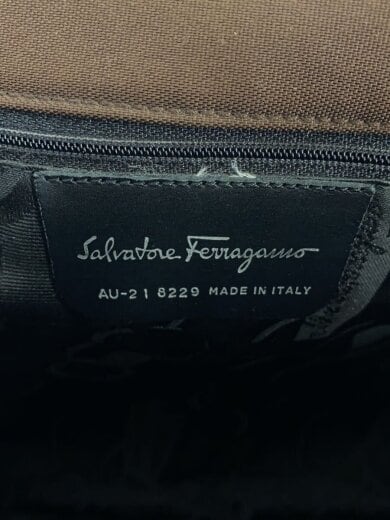 商品画像：ロゴチェーン/トートバッグ/コットン/BRW/無地/AU-21/8229 5