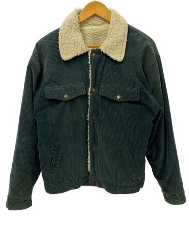 商品画像：70s/VINTAGE/ボアコーデュロイジャケット/--/--/GRN/無地 1