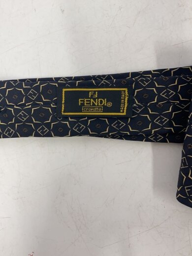 商品画像：ネクタイ/シルク/BLK/総柄/メンズ 2