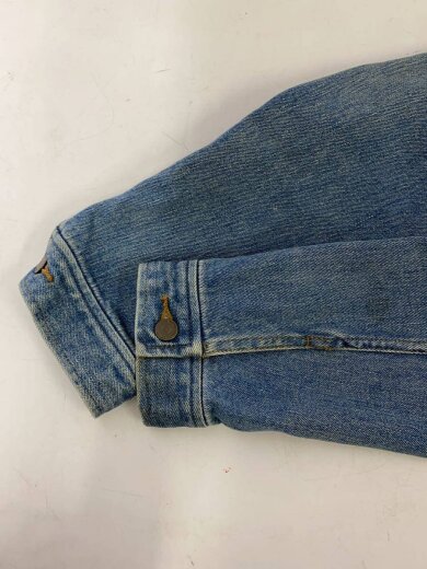 商品画像：ジップアップジャケット/ワッペン/Gジャン/L/コットン/BLU/無地 6