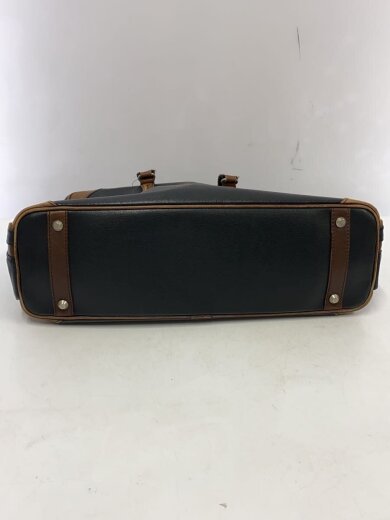 商品画像：ショルダー紐欠品/持ち手・角スレ有/ブリーフケース/レザー/BLK// 4