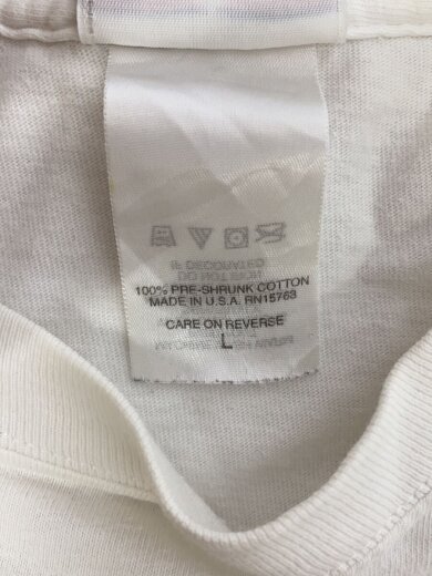 商品画像：Hanesボディ/USA製/フレイム/長袖Tシャツ/L/コットン/WHT// 4