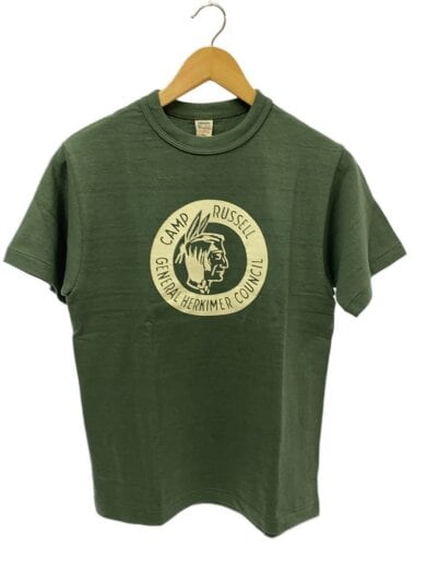 商品画像：タグ付/CAMP RUSSELL/Tシャツ/S/コットン/GRN/4601 CAMP RUSSELL// 1