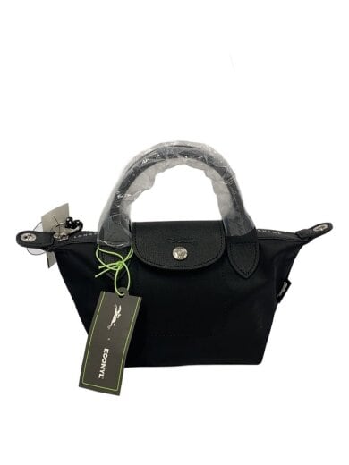 画像：LONGCHAMPトップハンドルバッグXS/タグ付/ショルダーバッグ/BLK/L1500HSR0011