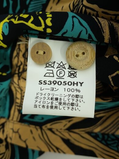 商品画像：GAUGUIN WOODCUT MYSTIC/箱有/アロハシャツ/S/レーヨン/BLK/ss39050hy// 4