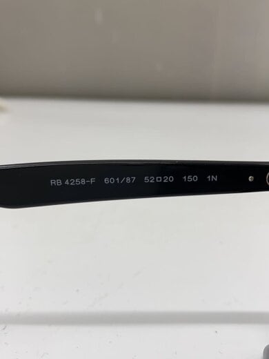 商品画像：サングラス/ウェリントン/プラスチック/BLK/GRY/メンズ/RB4258-F 5