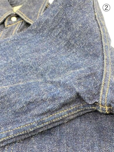 商品画像：長袖シャツ/40/コットン/NVY/無地/Lot 3001 8