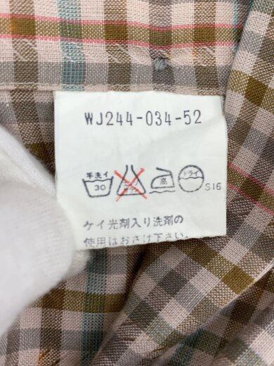 商品画像：半袖シャツ/S/コットン/マルチカラー/チェック/WJ244-034-52// 4