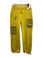 ボトム/M/コットン/YLW/783-3210805/L-NYLON COMBI PANTS