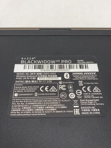 商品画像：キーボード RZ03-03532000-R3J1// 5