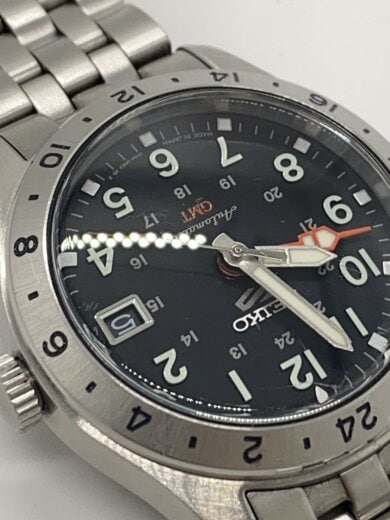 商品画像：自動巻腕時計/アナログ/--/BLK/SLV/4R34-00C0 7